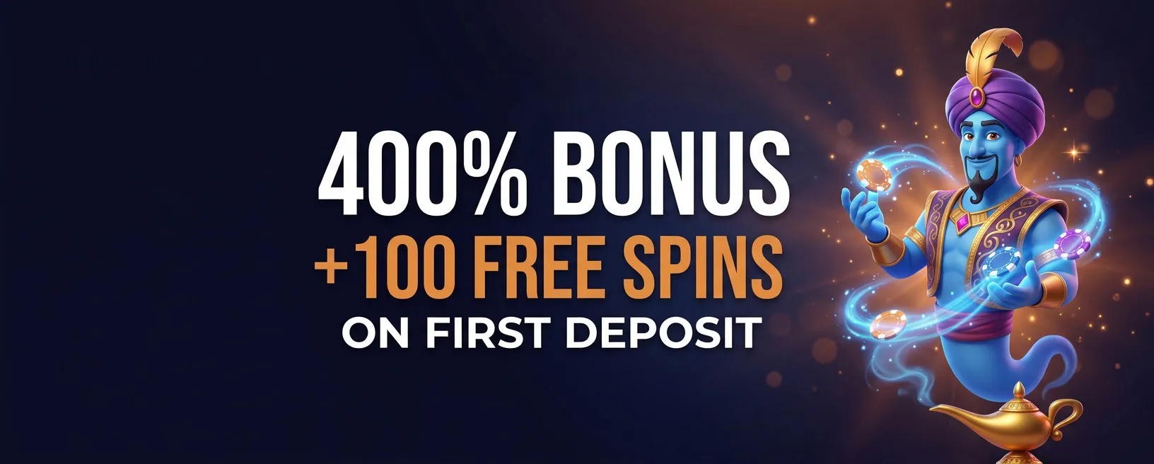 Bonus at Golden Ginie Casino